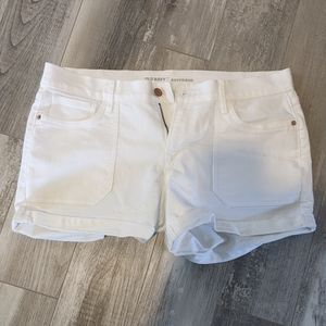 White Jean Shorts- Old Navy